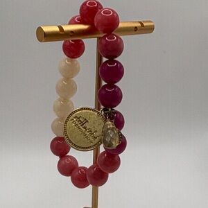 Stella & Dot Foundation Ombré Beaded Stretch Bracelet